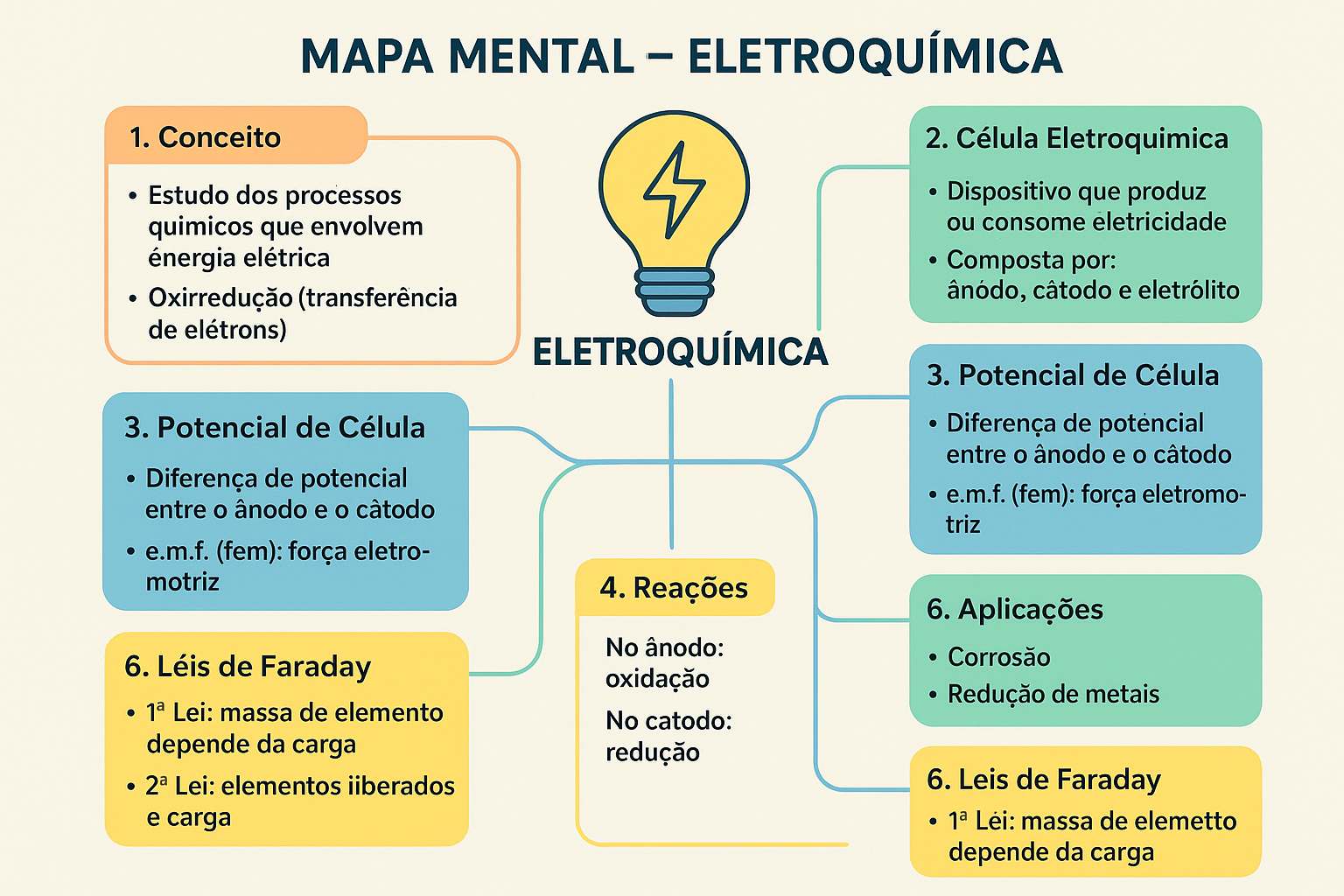 Mapa Mental - Eletroquímica